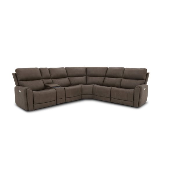 Dylan 6 Piece Sectional with 2 Power Ends